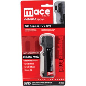 Mace® PepperGard Personal Pepper Spray Front View in Packaging