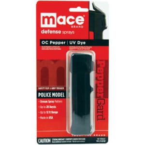 Mace Police Pepper Spray Front View of PepperGard in Packaging