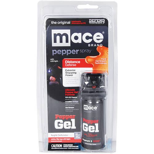 Mace Pepper Gel Displayed in the Blister Packaging