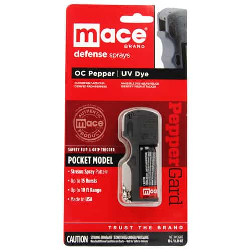 Mace® PepperGard Pocket Pepper Spray Viewed in Shipping Package