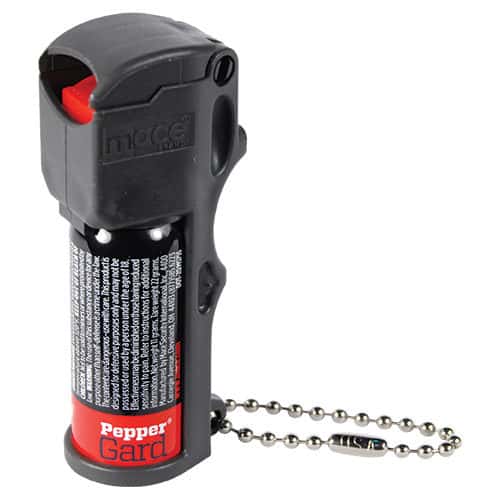 Mace® PepperGard Pocket Pepper Spray with Keychain Side View with Ingredients