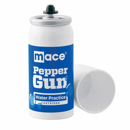 Front View Mace Pepper Gun Water Refill Practice Cartridge