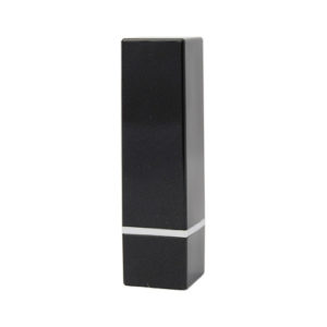 Black Lipstick Personal Alarm Viewed in Standing Up Position