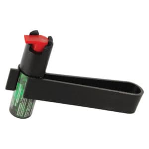 Vehicle Mounted Pepper Shot Pepper Spray w/Auto Visor Clip Side Angle View