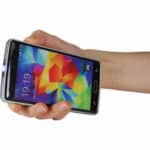 Cell Phone Stun Gun Held in Hand Front View