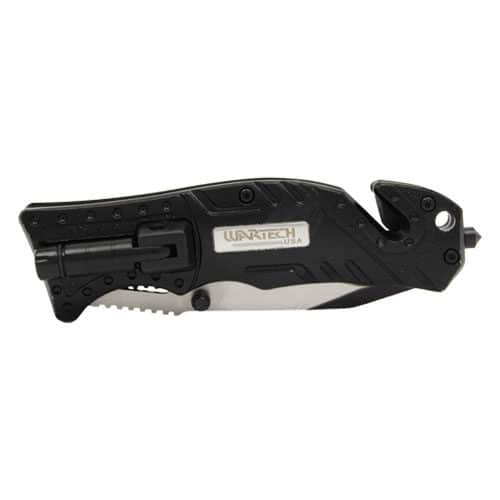 Closed View of Tactical Survival Folding Pocket Knife with Assisted Open