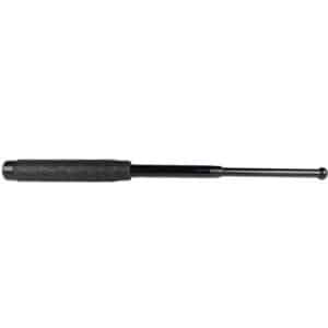 16 Inch Telescopic Steel Baton Rubber Handle in Extended View