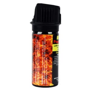 2 Ounce Flip Top Wildfire™ 1.4% MC Sticky Pepper Spray Gel Side View