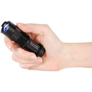 500 Lumen LED Budget Self Defense Flashlight Viewed in Hand
