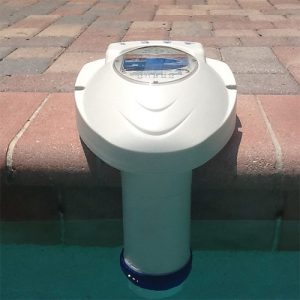 Pool Alarm Front View In Water