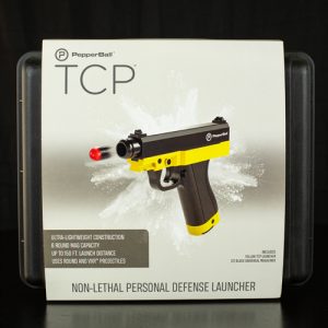 Tactical Compact Pistol PepperBall Launcher Viewed in Package