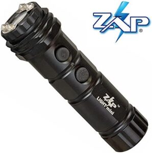 Zap Light Stun Gun Flashlight Top View at angle