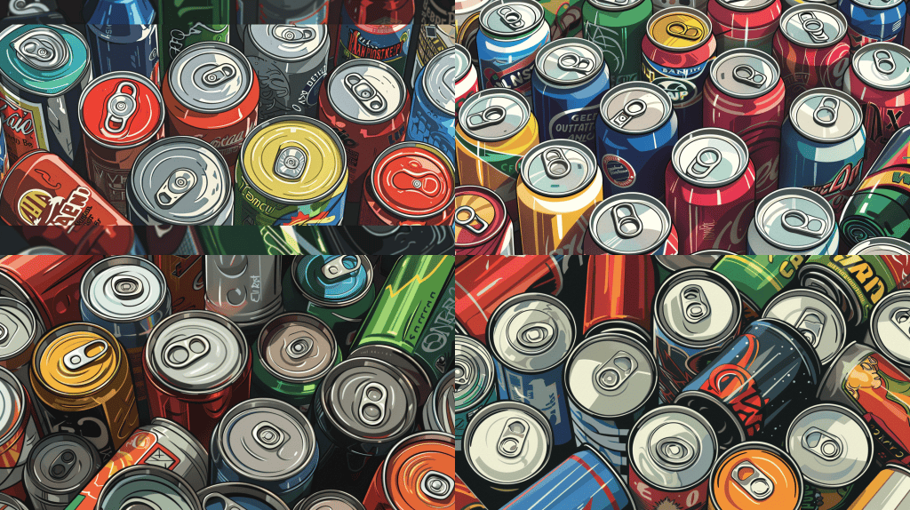 Picture of cans with diversion can safes hidden within