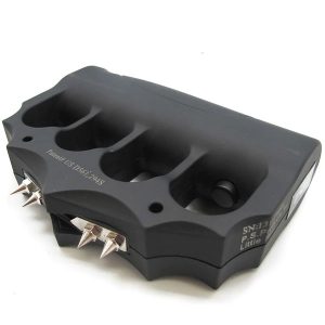 ZAP Blast Knuckles Extreme Stun Gun flat top front View